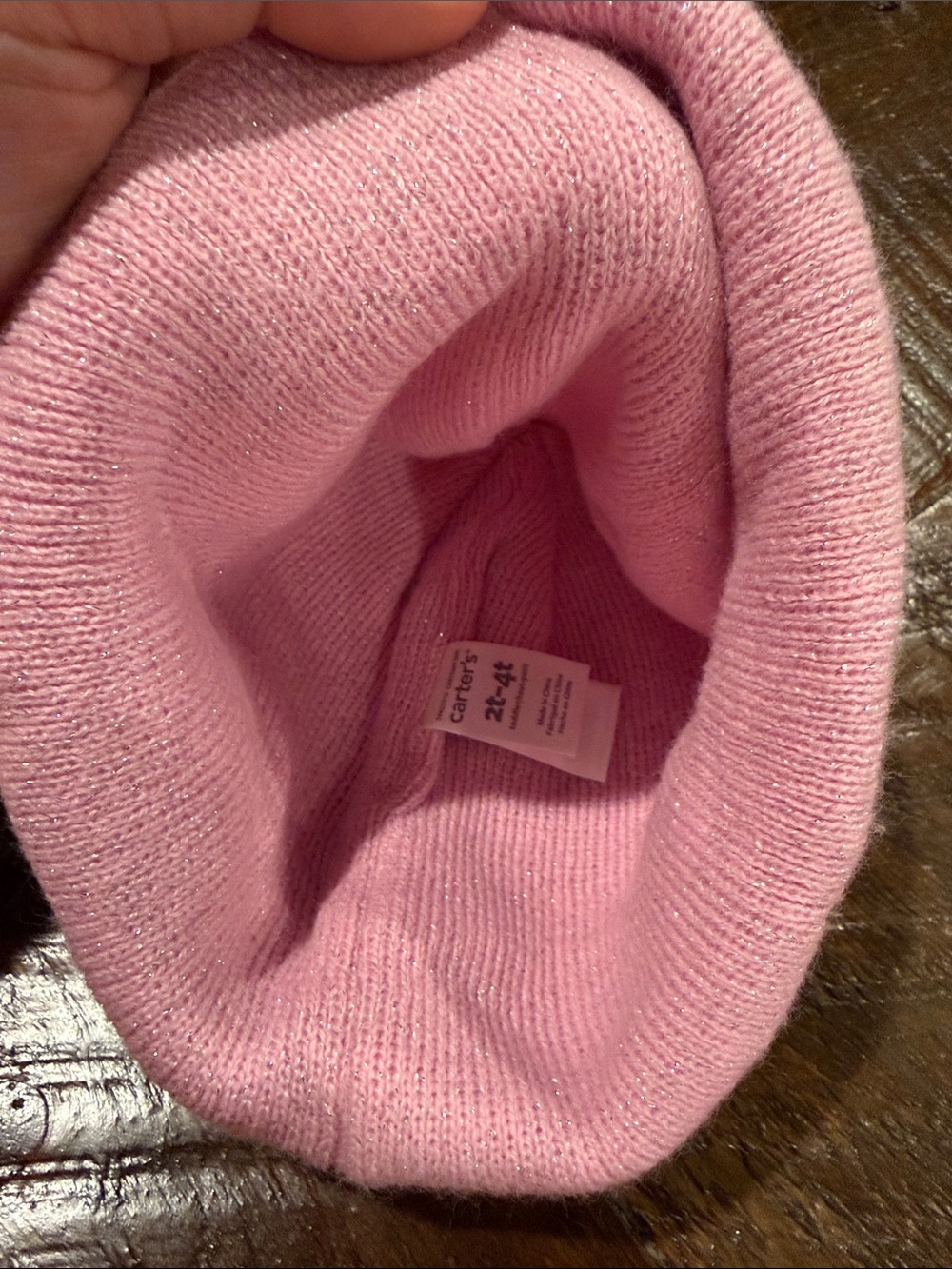Kids Pink Winter Hat and Earwarmer Set - Heart & Pom Details - Picture 3 of 10